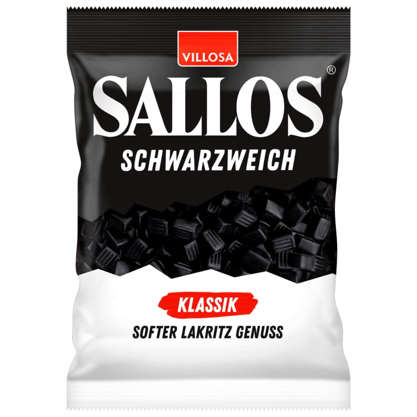 Villosa Sallos Schwarzweich Lakritz Klassik 200g